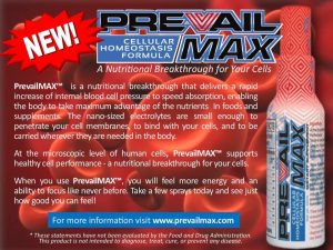 Eletrolytes and health with Prevail Max